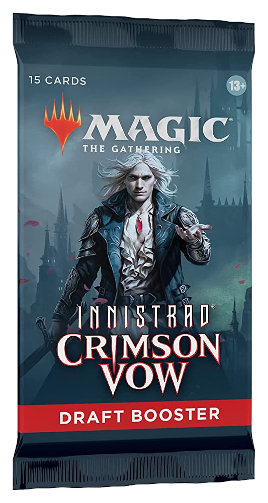 Magic: The Gathering Draft Booster Pack Lot MTG Innistrad Crimson Vow Individual Pack