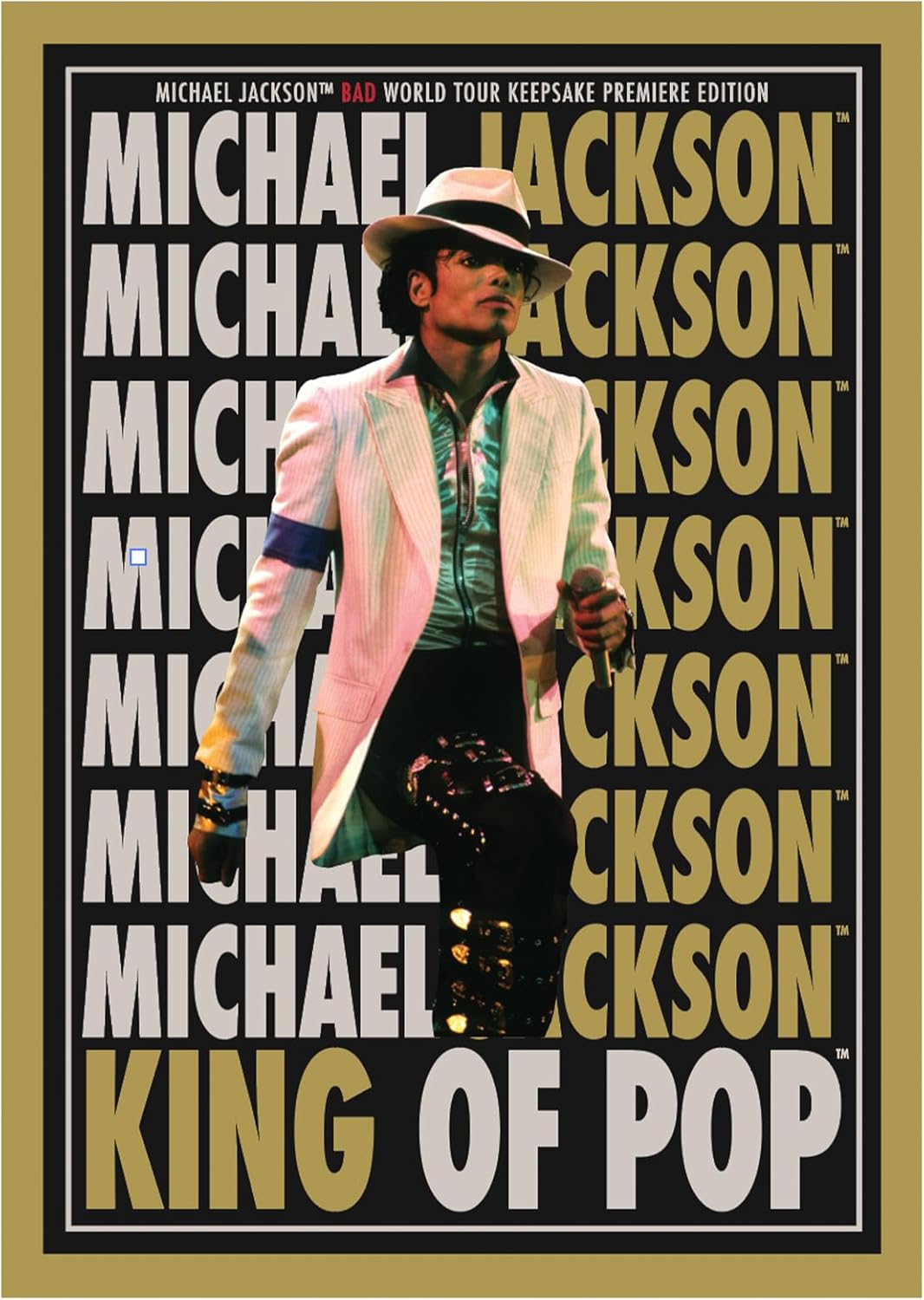 Michael Jackson Bad World Tour Keepsake Premiere Hobby Box: 16 Packs, Chase Rare 1/1 Cut Signature and Authentic Tour-Worn Glove Relics, 300+ Card Set