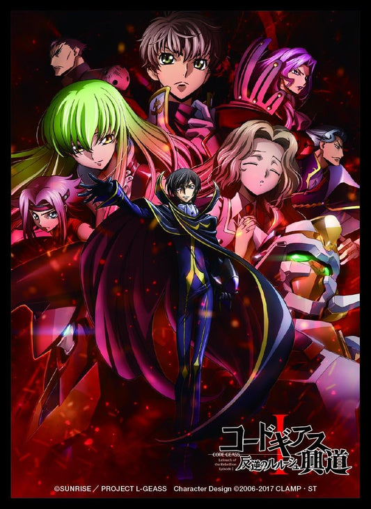 Code Geass Lelouch of The Rebellion Group Episode 1 65pcs Trading Card Game Character Sleeve Anime Art F Sleeve Collection