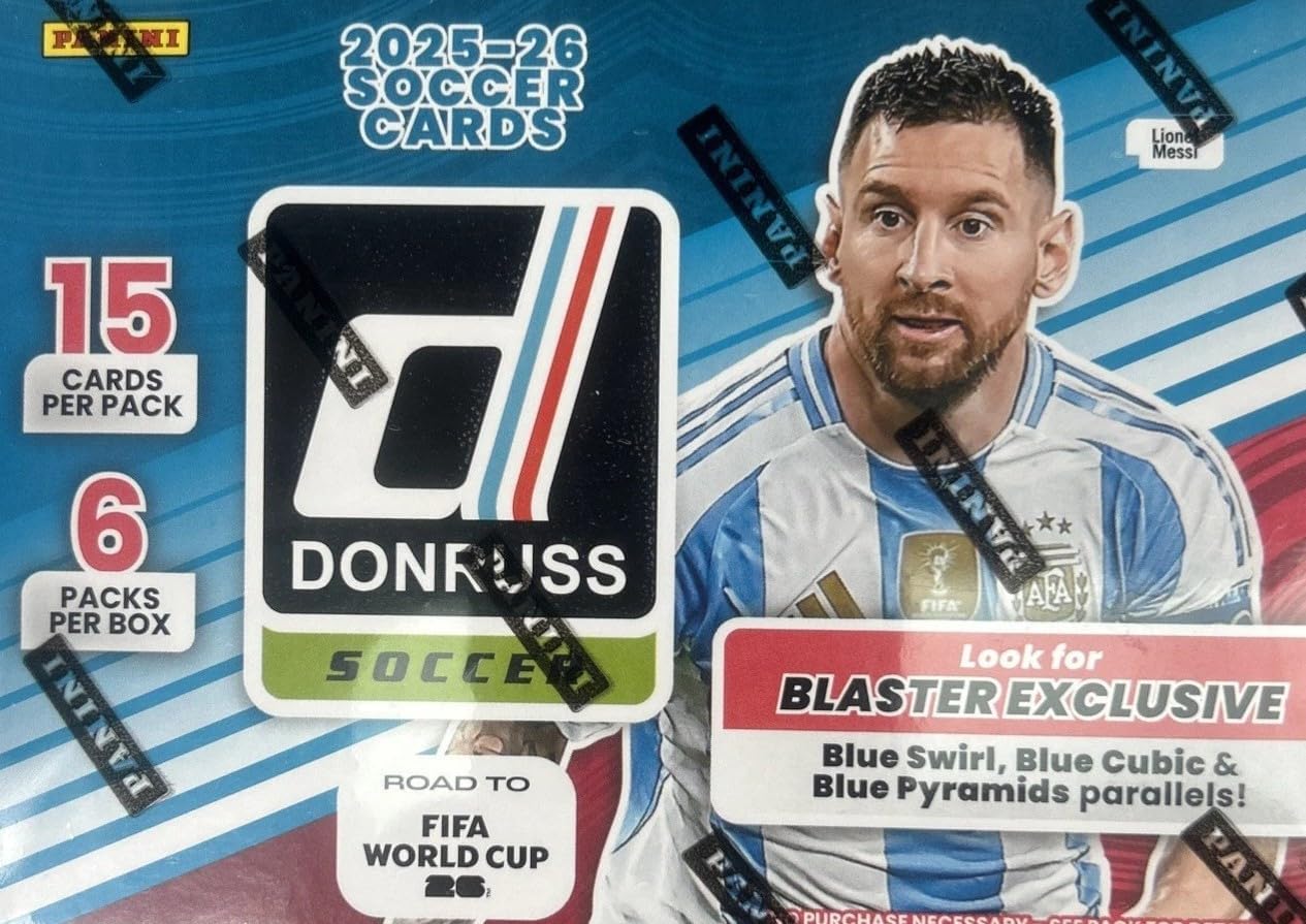 2025/26 Panini Donruss Road to FIFA World Cup Soccer Blaster Box (Blue Parallels!)