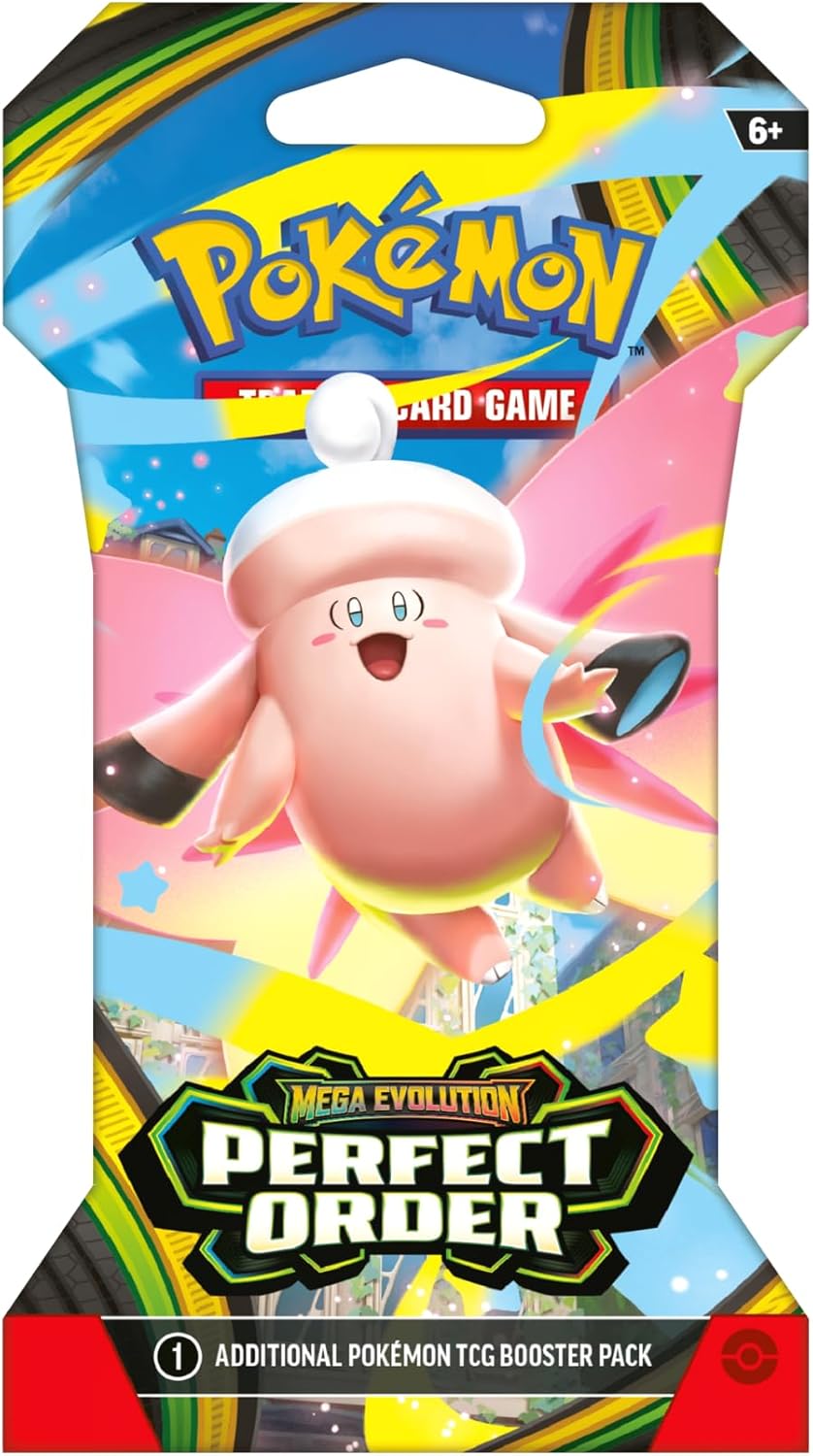 Pokemon TCG: Mega Evolution Perfect Order Sleeved Booster Pack Lot - 8 Packs
