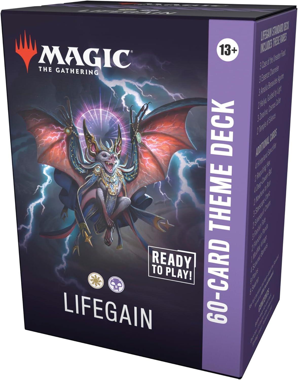 Magic: The Gathering Secrets of Strixhaven 60-Card Theme Deck - Lifegain (1 Ready-to-Play Deck, 1 Deck Box, 5 Tokens) - Presale Ships 04/24/26