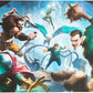 Gamegenic Magic: The Gathering Marvel's Spider-Man Sinister Six Prime PLAYMAT - Premium 61x35cm Game Mat with Cushioning, Anti-Slip Back & Flat Stitching, Official MTG Accessory