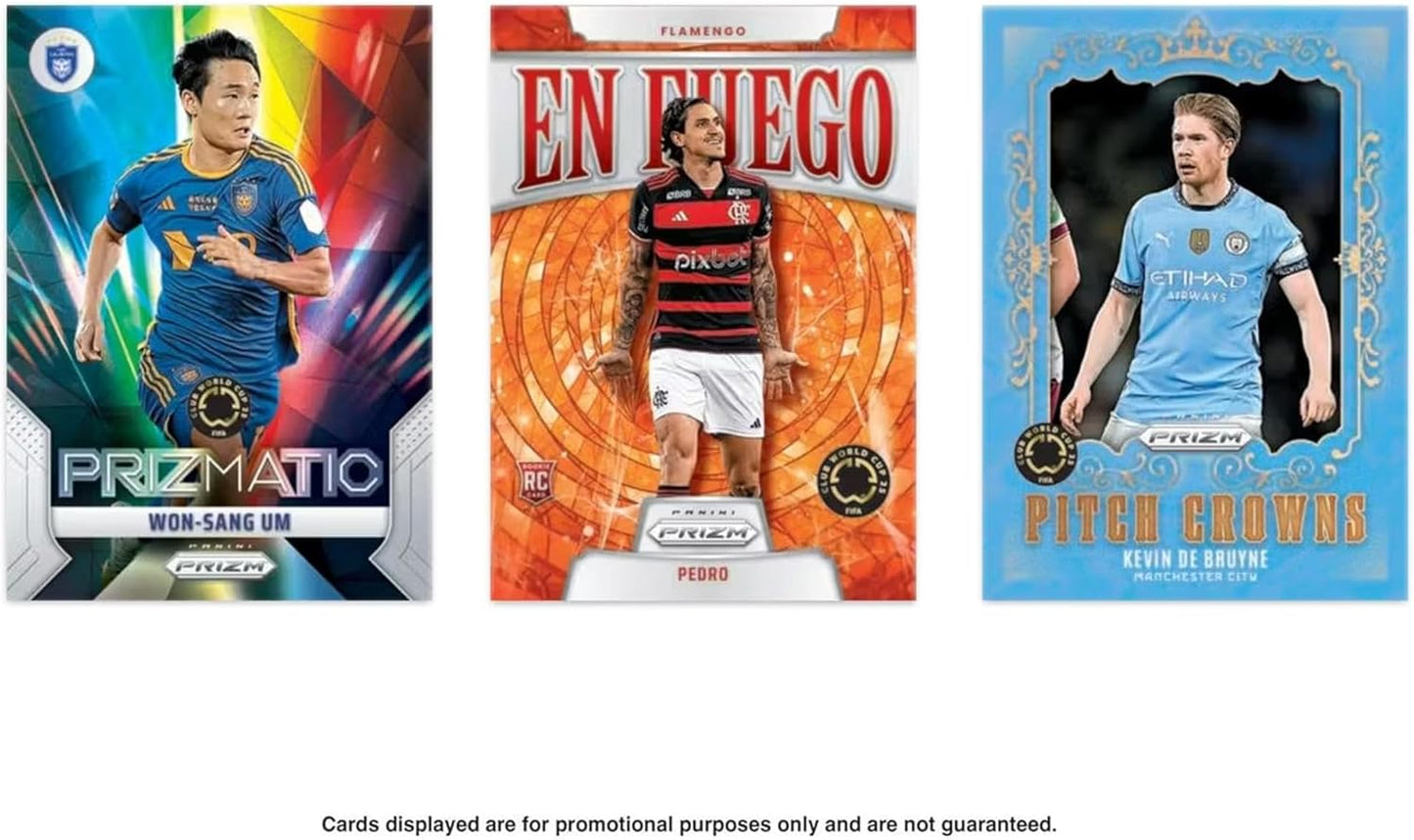 Panini 2025 Prizm Club World Cup Soccer Mega Box – FIFA Trading Cards – Includes Mega Box Exclusive Prizms, Rookies & Inserts – Official Panini Retail Set