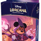 Ravensburger Disney Lorcana TCG Card Sleeves Featuring Mickey Mouse - Wayward Sorcerer | 65 Protective Sleeves for TCG Decks | Ages 8+