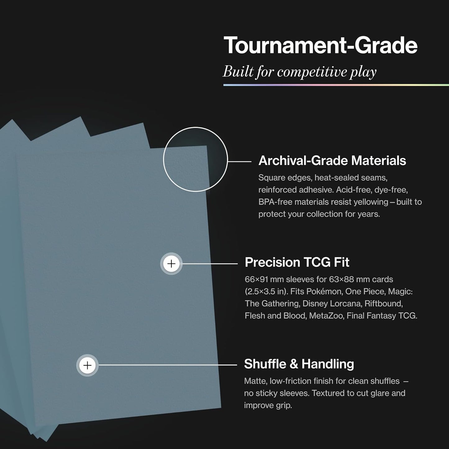 Curator™ Palette Sleeves: Azure (Blue)