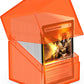 Ultimate Guard Boulder 100+ Clear, Deck Case for 100 Double-Sleeved TCG Cards, Poppy Topaz, Secure & Durable Storage for Trading Card Games, Transparent