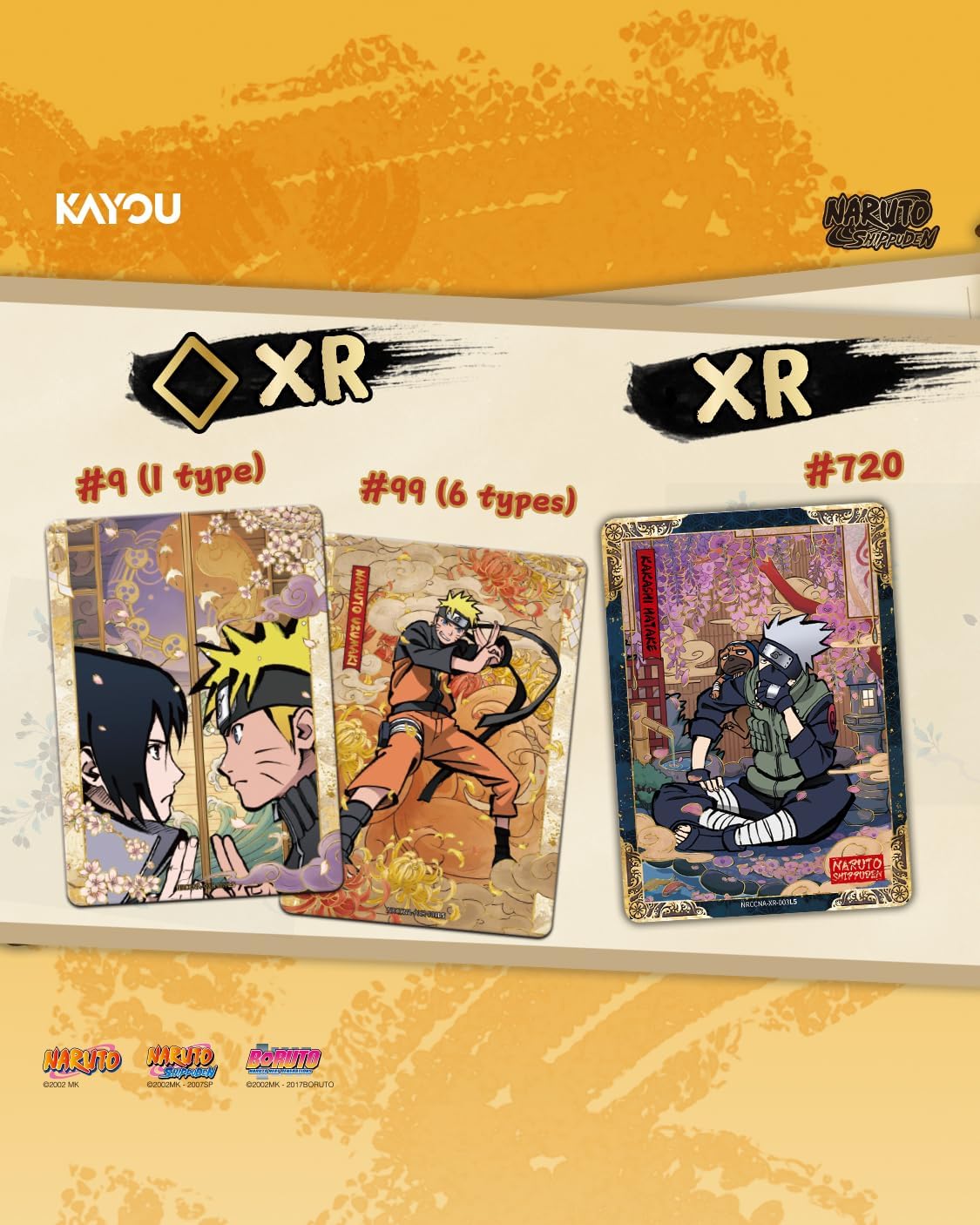 Kayou Naruto Shippuden Smriti Ninja Age Premium Collector Box – 16 Packs, 81 Cards, English US Version