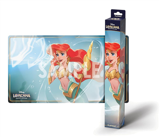 Ravensburger Disney Lorcana TCG Winterspell Playmat Featuring Ariel - Sonic Warrior