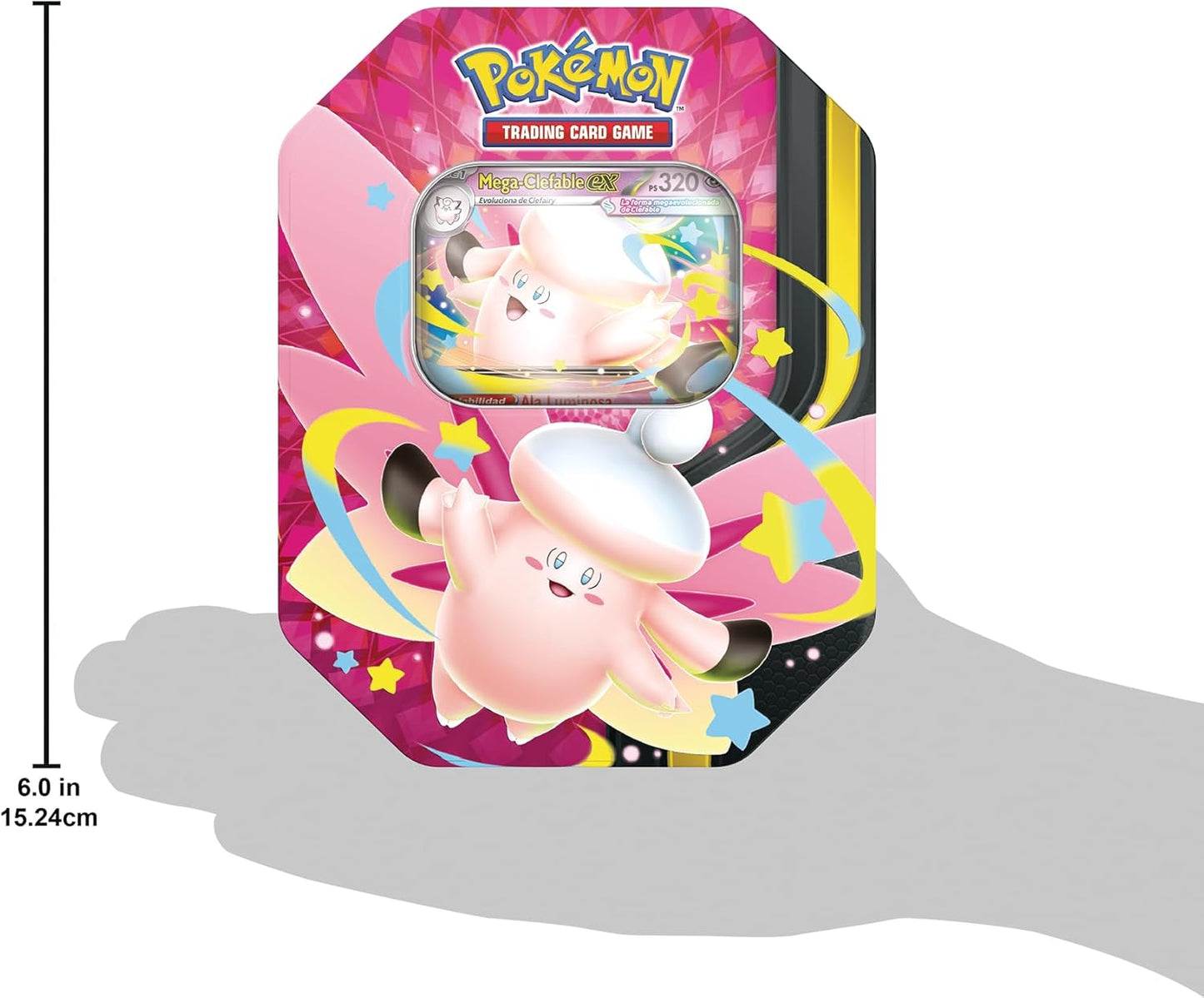 Pokemon TCG: Mega Moonlit Tin Mega Clefable
