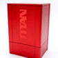 Red Satin Titan Solid Box Gods Premium High Strength Deck Box Case Protector