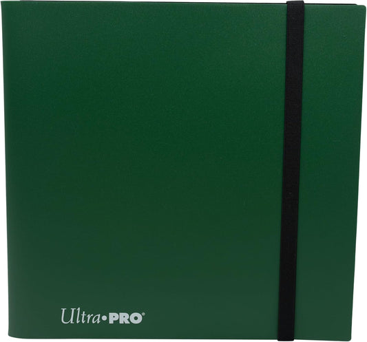 Ultra Pro - Eclipse 12-Pocket Forest Green PRO-Binder for 480 Cards Standard Size Cards, Protects Collectible Cards, Gaming Cards and Sports Cards In Ultra PRO Deck Protector Sleeves