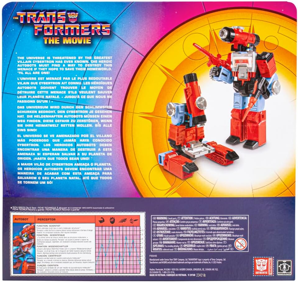 Hasbro Transformers Retro The Transformers Movie Perceptor Action Figure