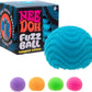 Schylling NeeDoh Fuzz Ball Wonder Waves - Squeeze Toy with a Velvet Texture and Soft Cloud Squish - 2.25" Ball - Color May Vary (Pack of 1)