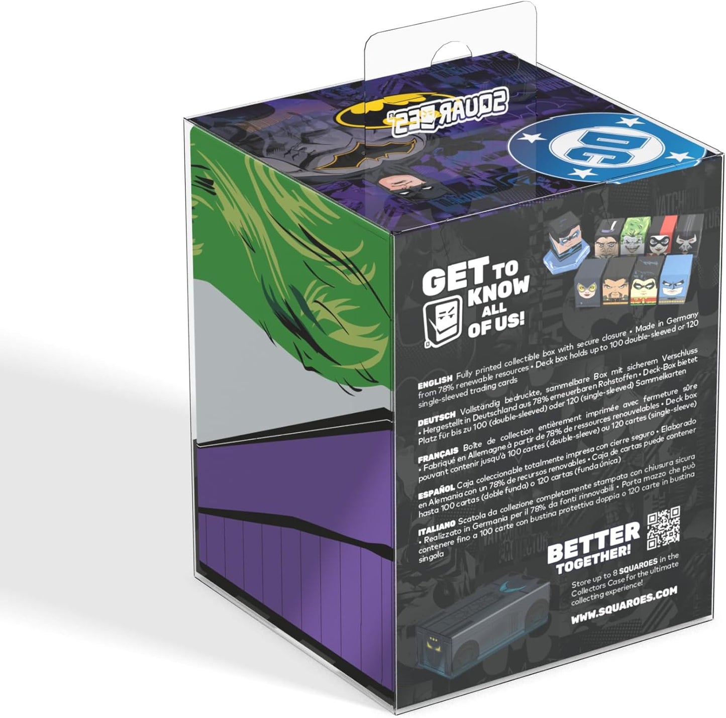 Ultimate Guard - Squaroes - Boulder 100+ - DC Batman: Gotham City - GC003 - The Joker