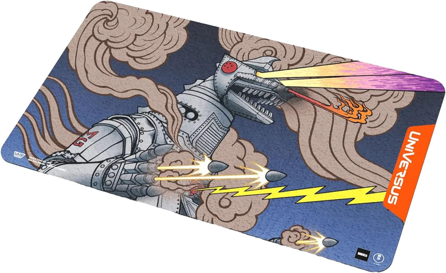 UniVersus Godzilla Challenger Series - Mechagodzilla - Bionic Menace Playmat - 24x14 Neoprene Mat, Tabletop Card Game Accessory, UVS Games, Licensed