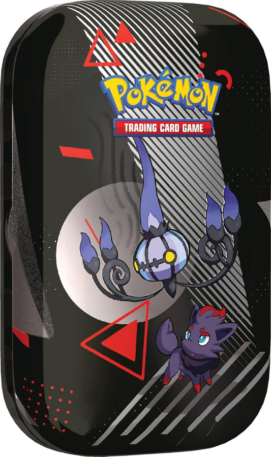 Pokemon TCG: Unova Mini Tin - Chandelure & Zorua  (2 Booster Packs & 1 Sticker Card)