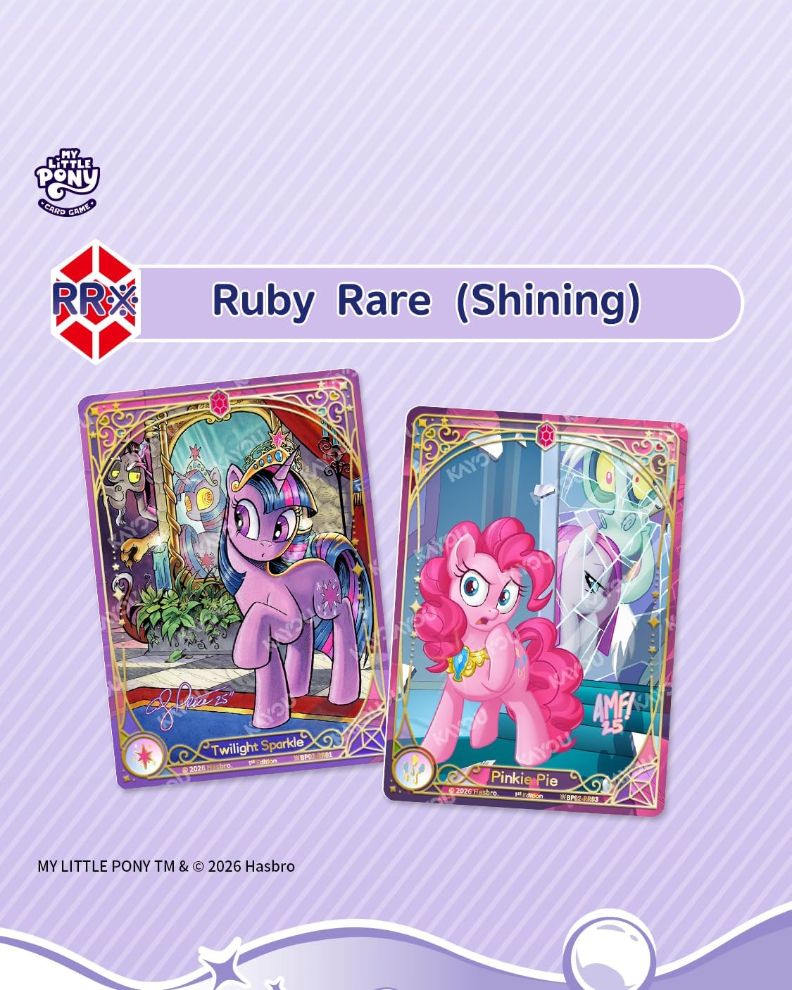 Kayou My Little Pony Trading Card Game, Discord, TCG, 20 Packs, 5 Cards/Pack, for Age 10+