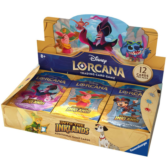 Ravensburger Disney Lorcana: Into the Inklands TCG Booster Pack Display - 24 Count for Ages 8 and Up
…