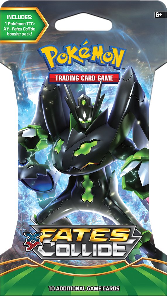 Pokemon TCG: Fates Collide, Blistered Booster Pack Containing 10 Cards Per Pack With Over 120 New Cards To Collect