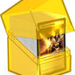 Ultimate Guard Boulder 100+ Clear, Deck Case for 100 Double-Sleeved TCG Cards, Amber, Secure & Durable Storage for Trading Card Games, Transparent
