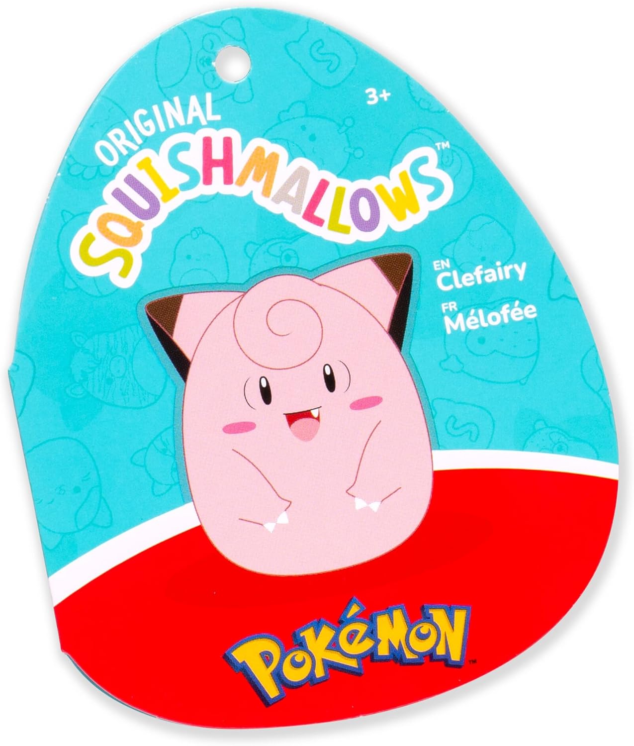 Squishmallows Pokemon 10 in Clefairy Plush Toy Pokemon Toy