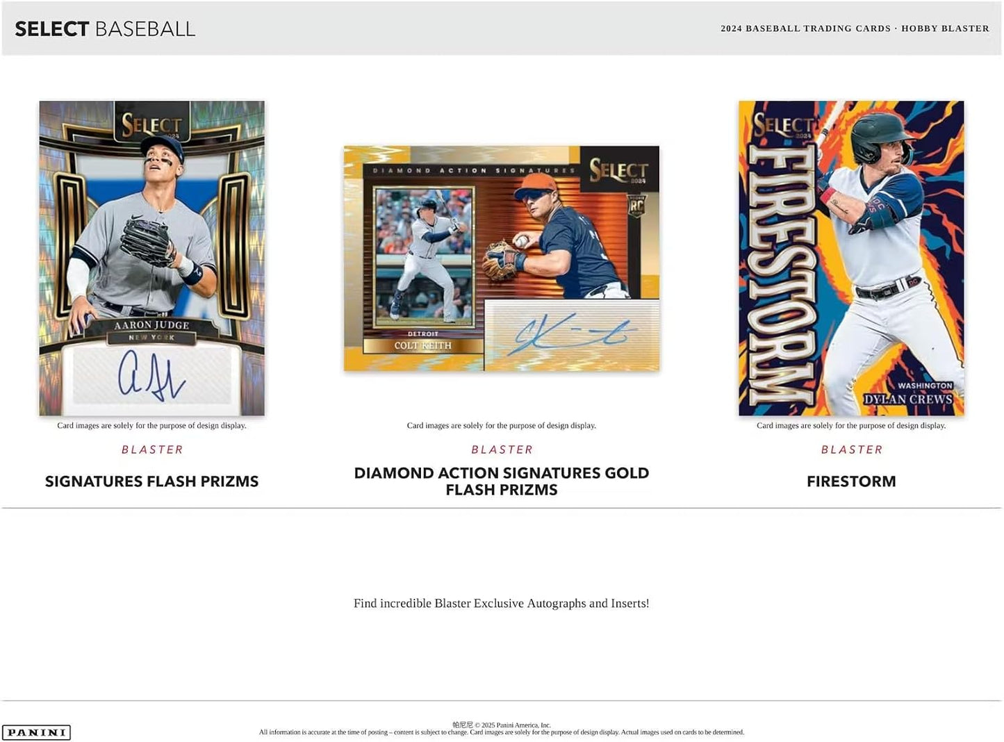 2024 Panini Select Baseball 6-Pack Hobby Blaster Box