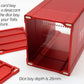Red Satin Titan Solid Box Gods Premium High Strength Deck Box Case Protector