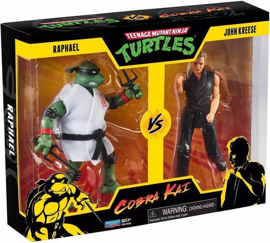 PlayMates TMNT X Cobra Kai Raphael VS John KREESE AF 2PK