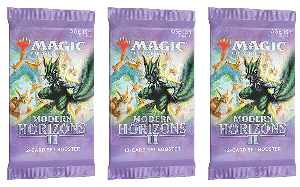 3 Packs MTG Set Booster Pack Lot MTG Modern Horizons 2