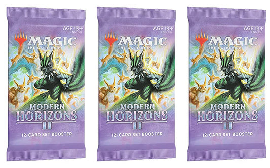 3 Packs MTG Set Booster Pack Lot MTG Modern Horizons 2