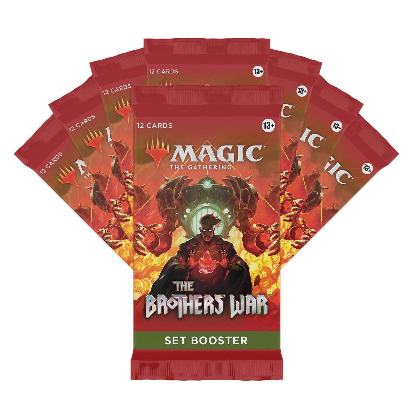 Magic: The Gathering The Brothers War Bundle | 8 Set Boosters + Accessories