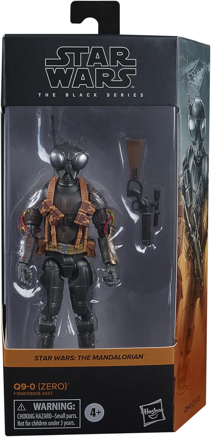 STAR WARS The Black Series Q9-0 (Zero) Toy 6-Inch-Scale The Mandalorian Collectible Figure with Accessories, Toys for Kids Ages 4 and Up,F1868