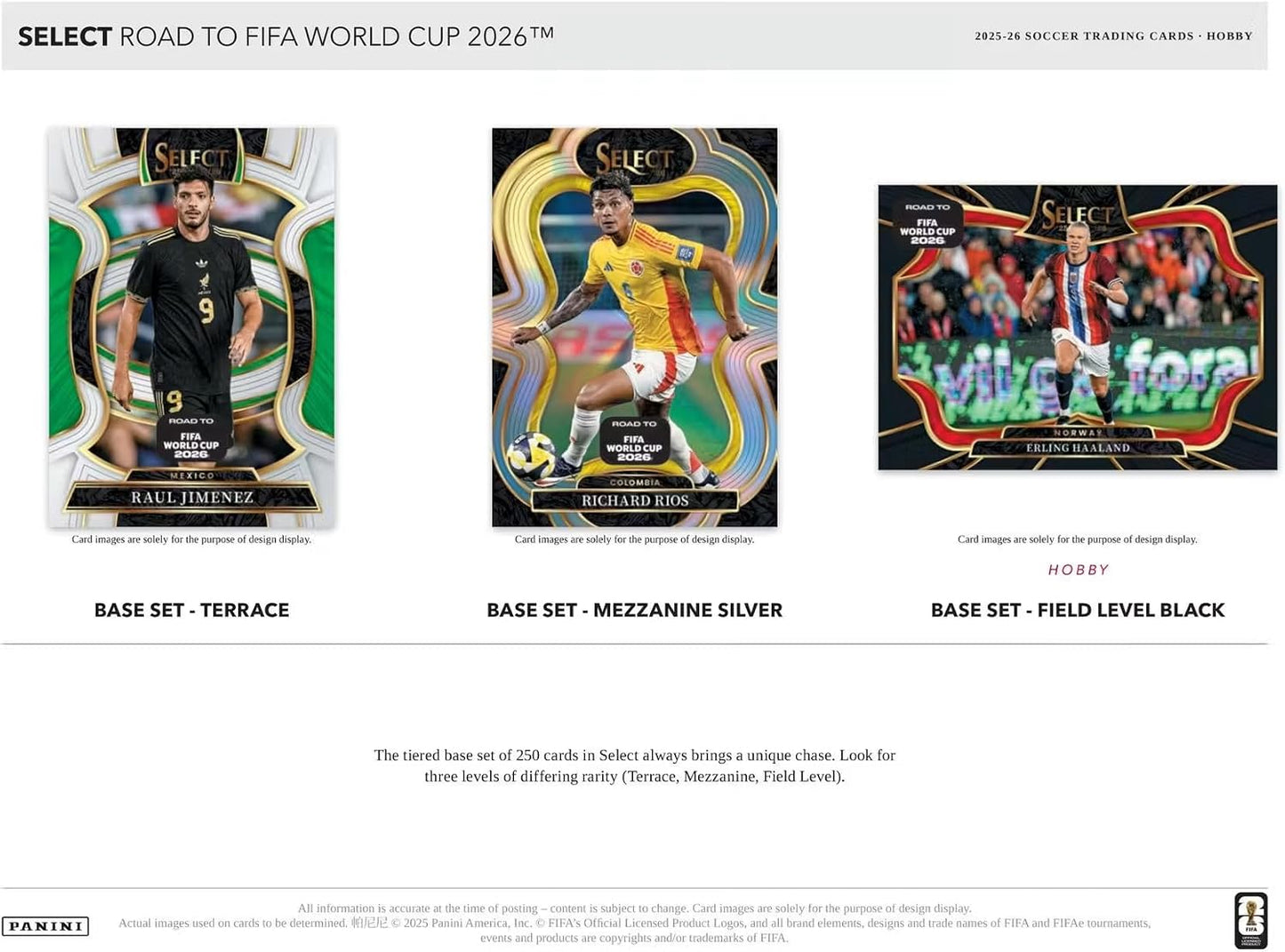 2025/26 Panini FIFA Select World Cup Soccer Hobby Box