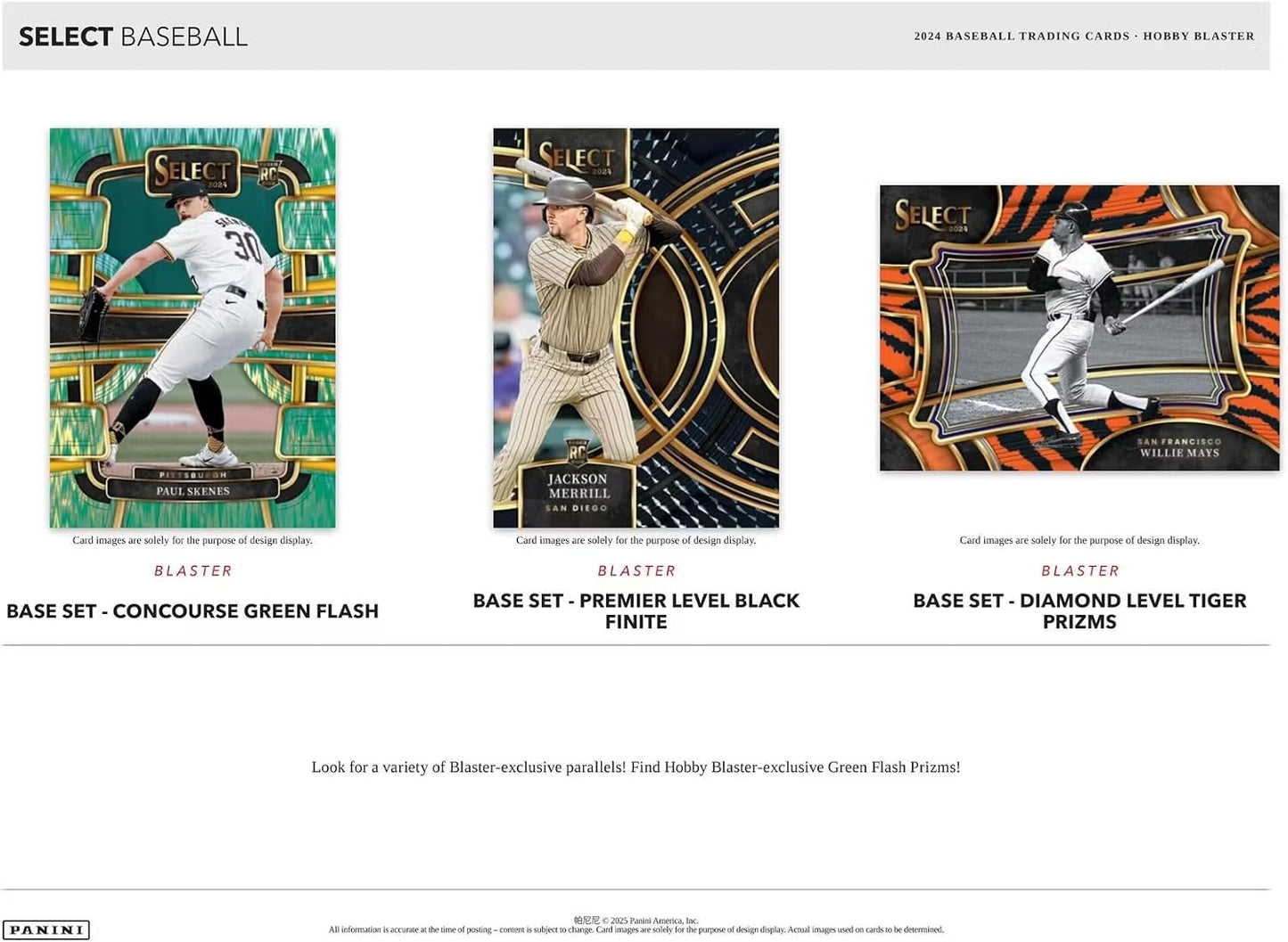 2024 Panini Select Baseball 6-Pack Hobby Blaster Box