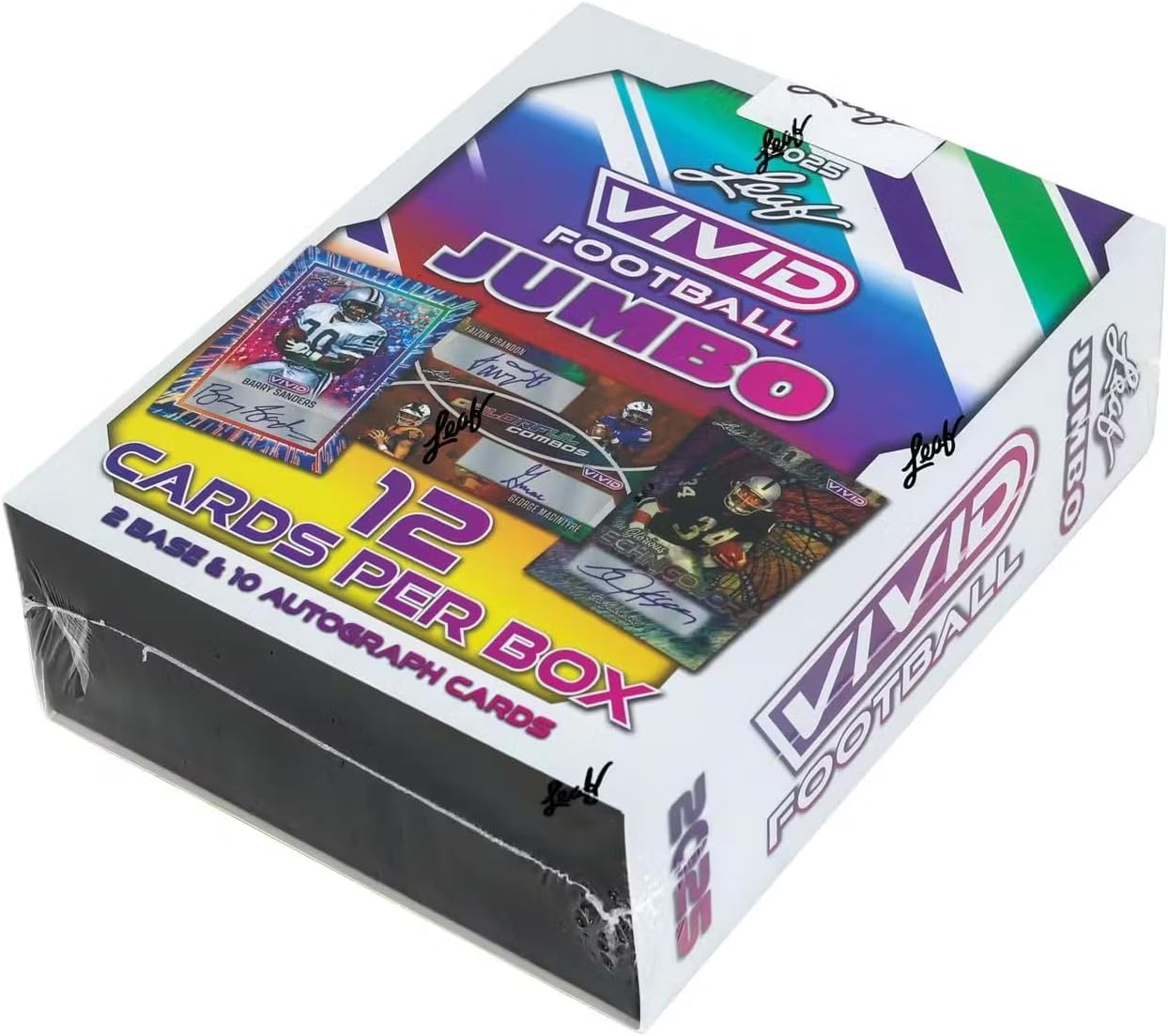 Leaf 2025 Vivid Football Jumbo Hobby Box