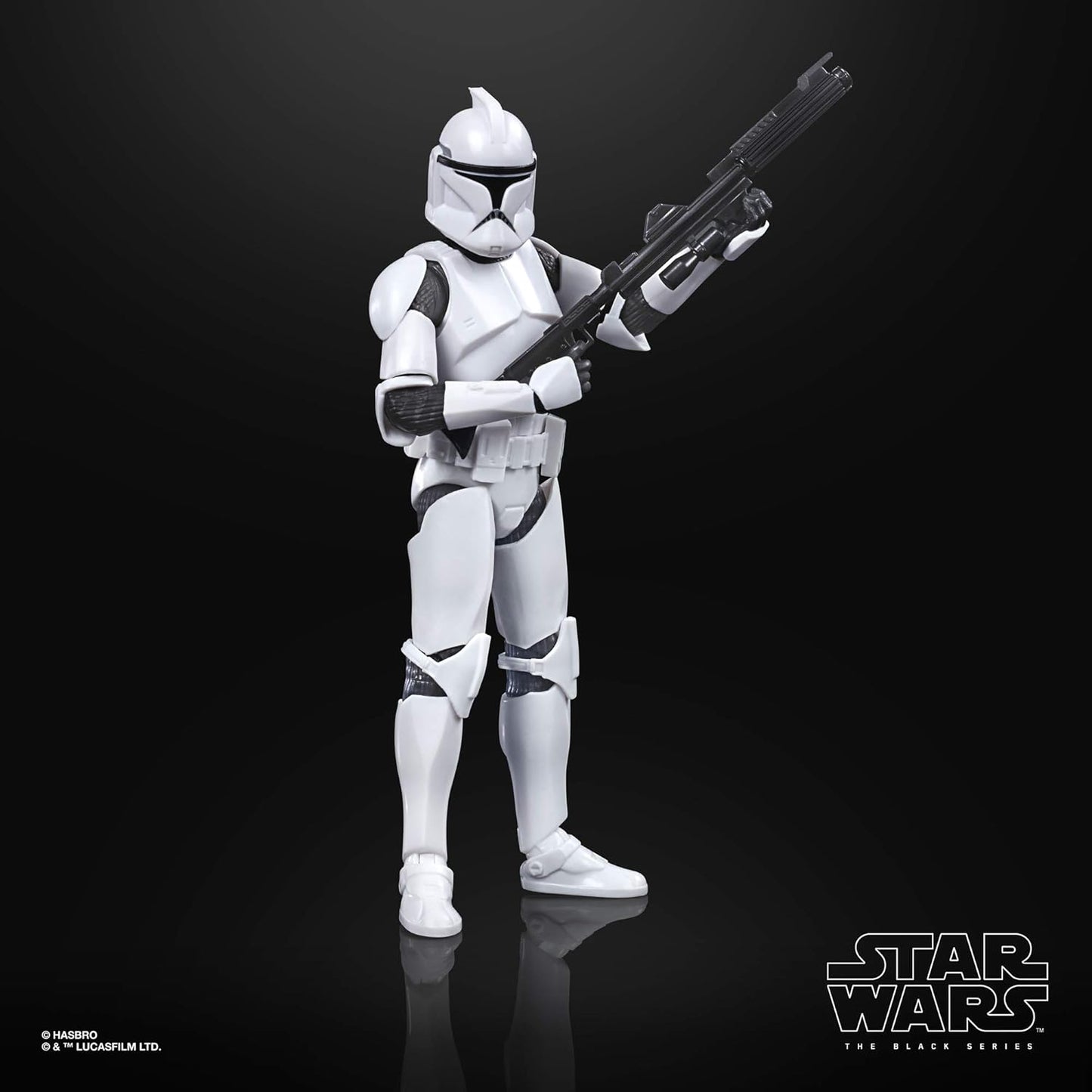 STAR WARS The Black Series Phase I Clone Trooper Toy 6-Inch Scale The Clone Wars Collectible Action Figure, Kids Ages 4 and Up,E9367