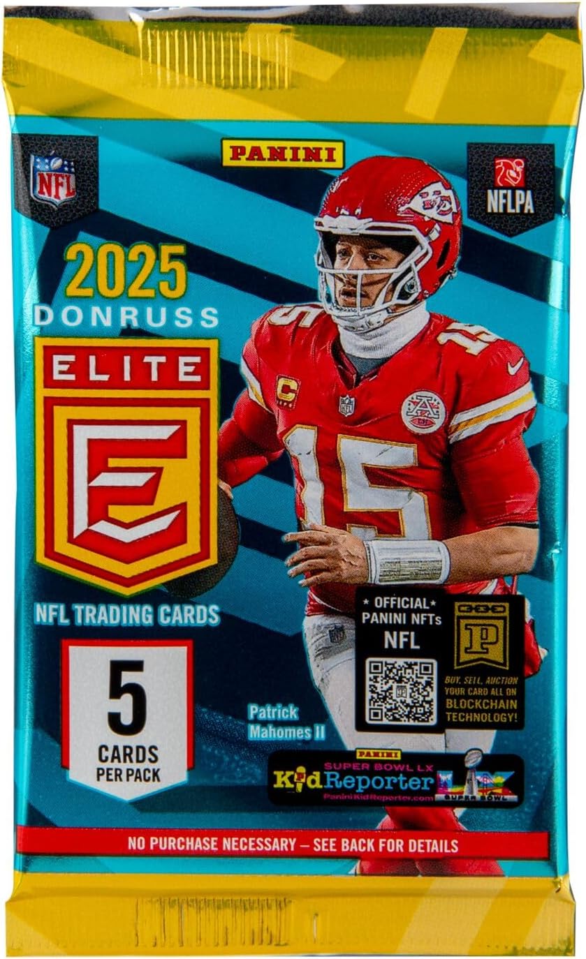 2025 Panini Donruss Elite Football Trading Cards Mega Box
