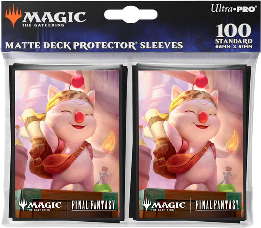 Ultra PRO - Final Fantasy x Universes Beyond Stiltzkin, Moogle Merchant 100ct Deck Protector Sleeves for Magic: The Gathering | Trading Card Accessories, Collectible Card Game Gear