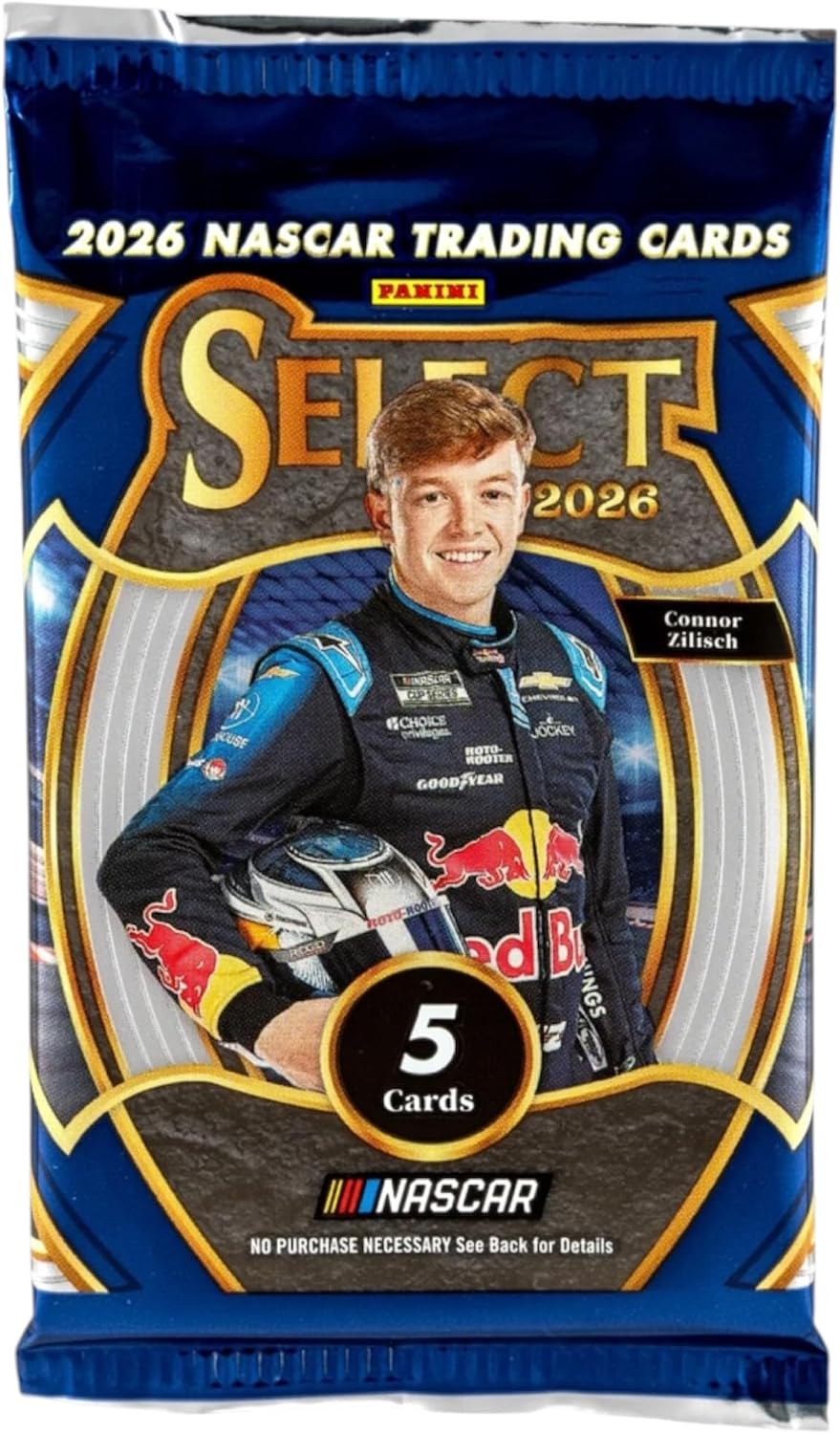 2026 Panini Select Racing Retail Blaster Box | NASCAR Trading Cards | Exclusive Retail Prizm Parallels | Rookie Cards, Inserts & Chase Autograph Memorabilia Cards | Collectible Sports Card Box