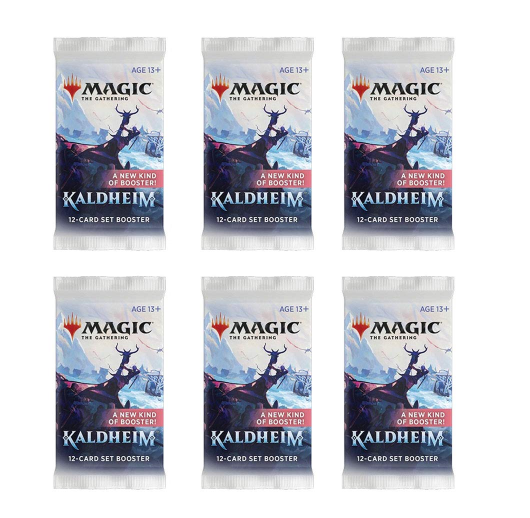 6 Packs MTG Set Booster Pack Lot MTG Kaldheim