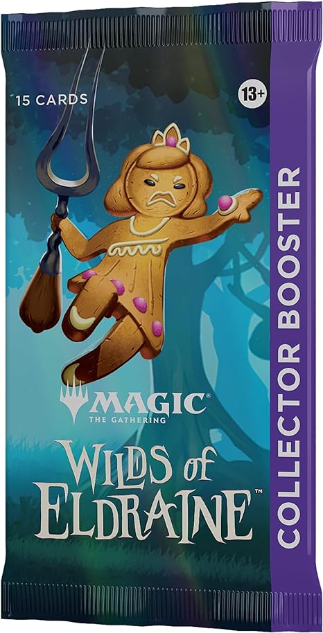 Magic The Gathering Wilds of Eldraine Collector Booster Pack (15 Magic Cards)