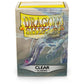 10 Pack Dragon Shield Classic Clear Standard Size 100 ct Card Sleeves Display Case