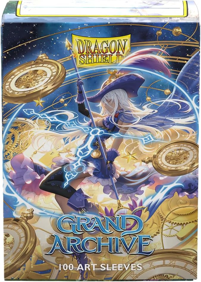 Dragon Shield | Grand Archive Matte Art Sleeves | 100 CT - Smooth & Tough Premium TCG Sleeves | Compatible with Pokemon, One Piece & Magic The Gathering | Chronowarp