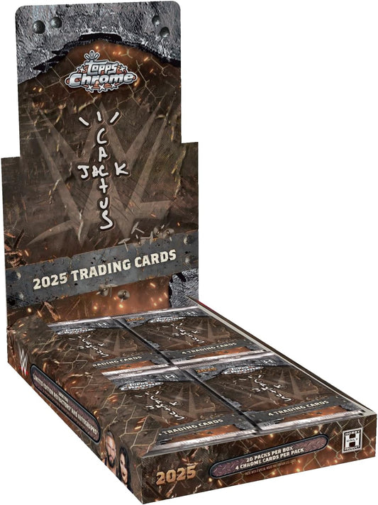 2025 Topps Chrome WWE x Cactus Jack Hobby Box