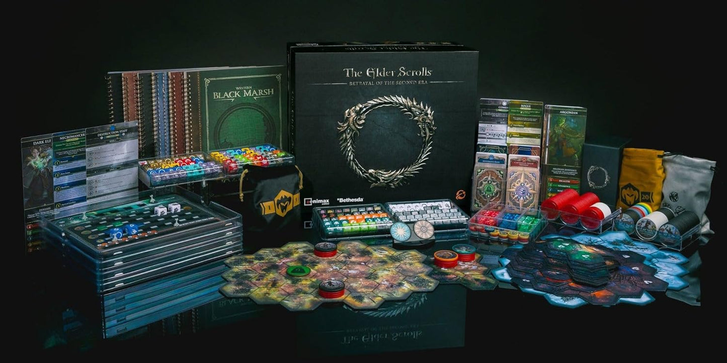 The Elder Scrolls: Betrayal of The Second Era Board Game - Tabletop RPG with Combat and Character Development