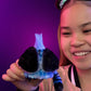 KPop Demon Hunters Furby Furblets Derpy Tiger, Collectible 3" Mini Plush Electronic Toy