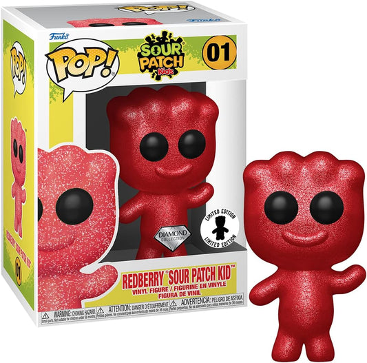 Funko Pop! Sour Patch Kids #01 Redberry Sour Patch Kid Limited Edition Diamond Collection Exclusive Vinyl Figure