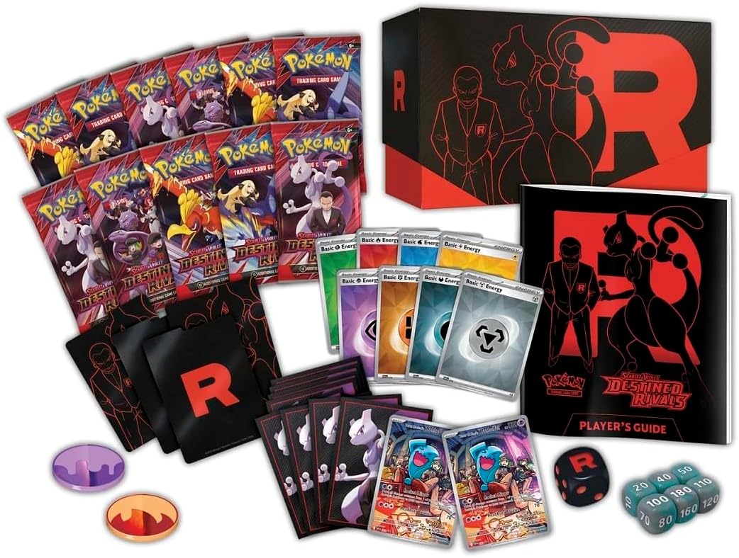 Pokemon TCG: Scarlet & Violet-Destined Rivals Pokemon Center Elite Trainer Box - 11 Packs, Promos