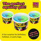 Schylling NeeDoh Mac 'N' Squeeze - Sensory Squeeze Toy - Contains 4 Squishy Noodles - 3" Wide - Color May Vary (Pack of 1)